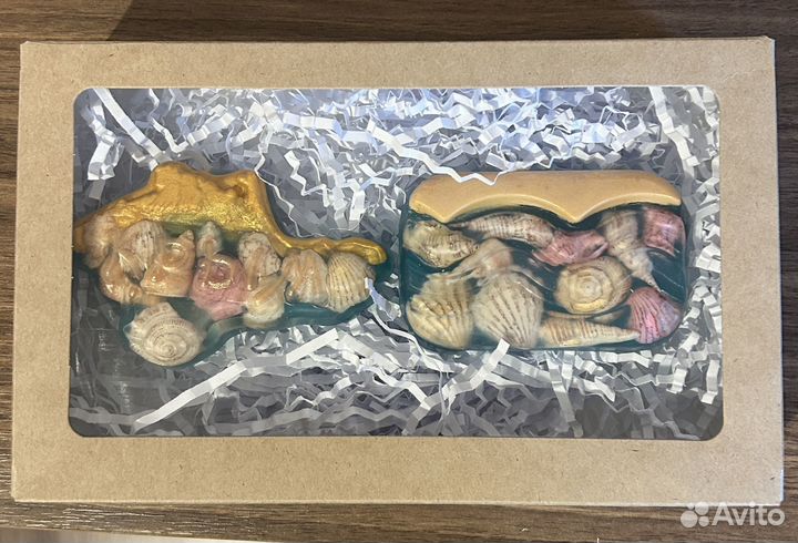 Набор из мыла ручной работы