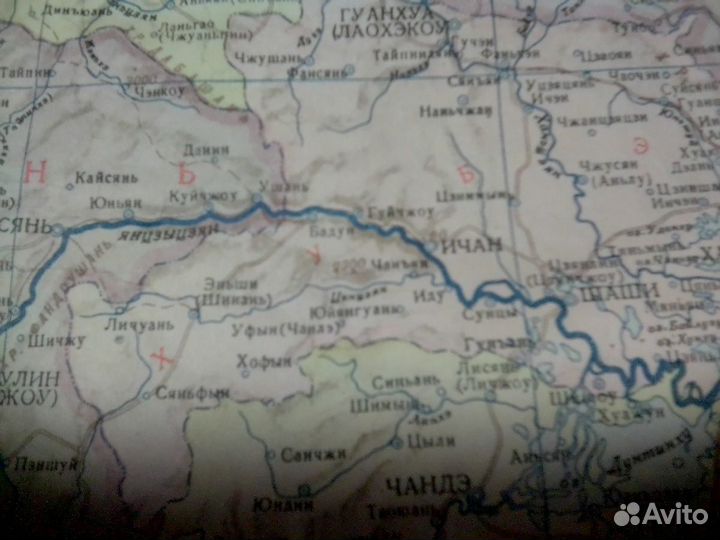 Карта Китая