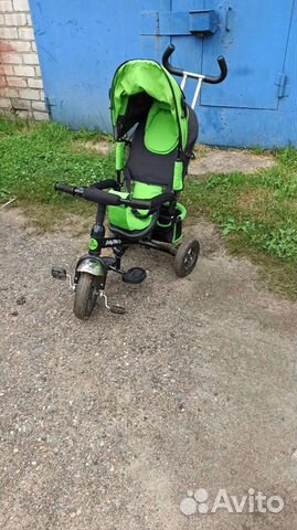 Велосипед коляска с ручкой
