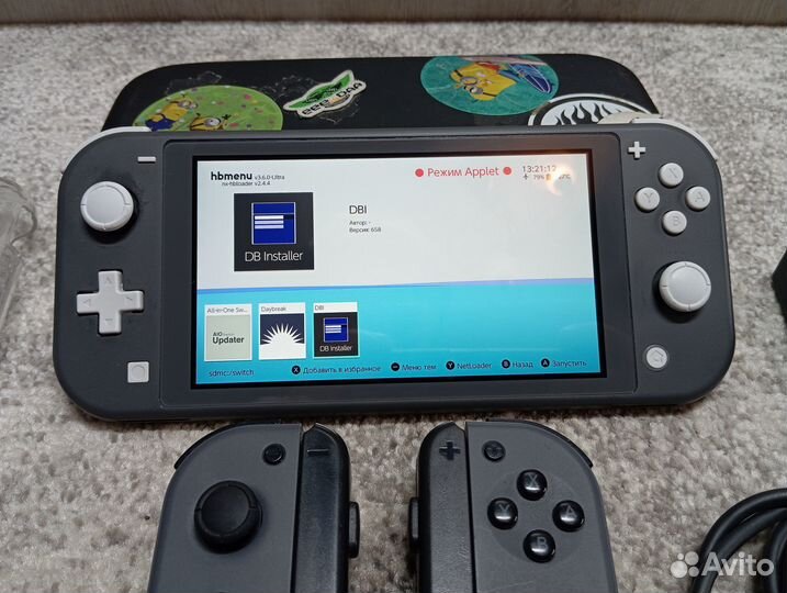Прошитая Nintendo Switch Lite 128Gb+игры