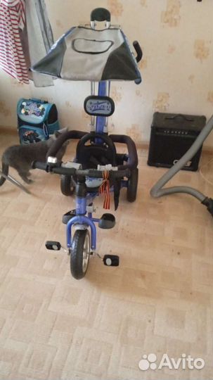 Детский трехколесный велосипед бу