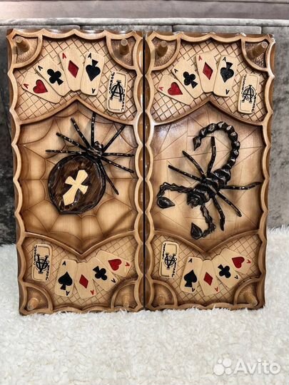 Нарды резные ручной работы 