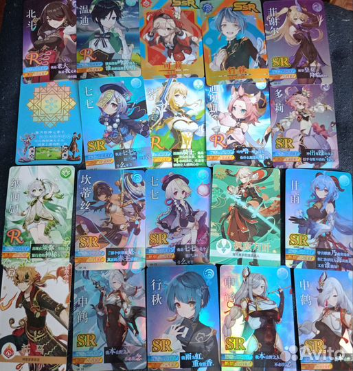 Карточки геншин