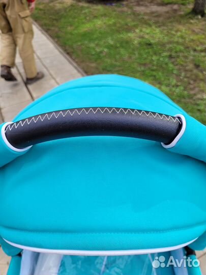 Коляска люлька 2 в 1 Riko Modus Classic бирюзовая