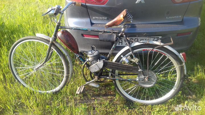 Велосипед с мотором Д5 газуля