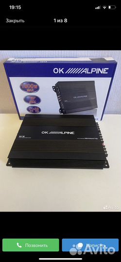 Усилитель alpine 418