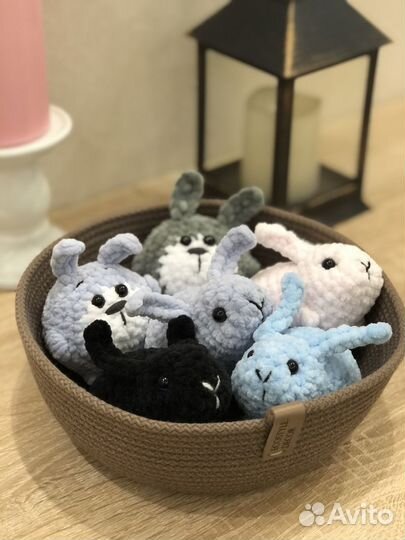 Плюшевые игрушки кролики