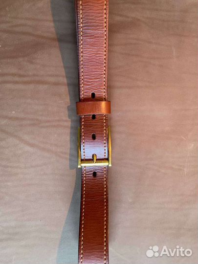 Мужской кожаный ремень ручной работы