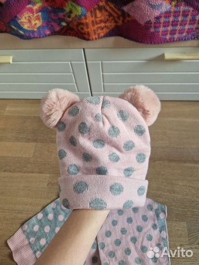 Комплект шапка и шарф