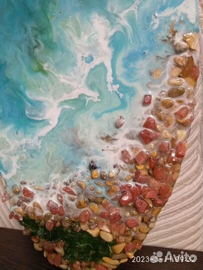 Пано море из эпоксидной смолы