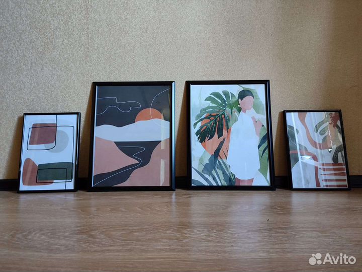 Комплект современных постеров