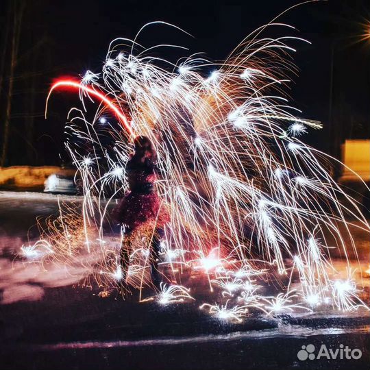 Фаер-шоу. Световое шоу. Пиротехник. Встреча гостей