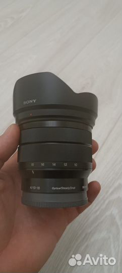 Объектив Sony E 10-18mm f/4 OSS