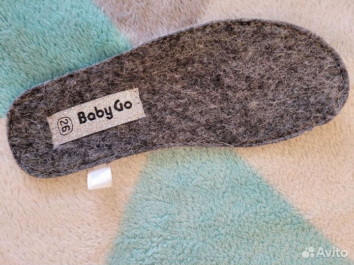 Ботинки детские Baby Go 26р. шерсть. Новые