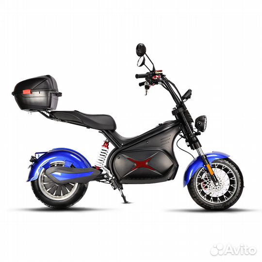 Электроскутер White Siberia Black Sea 5000W blue