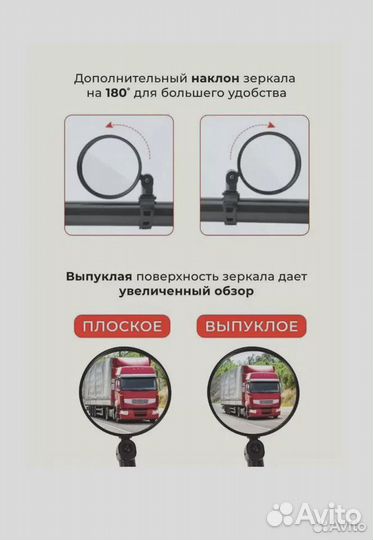 Зеркало заднего вида для велосипеда