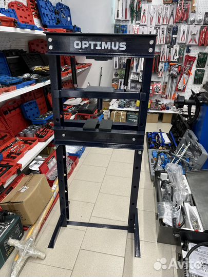 Пресс-рама под бутылочный домкрат Optimus 12 т