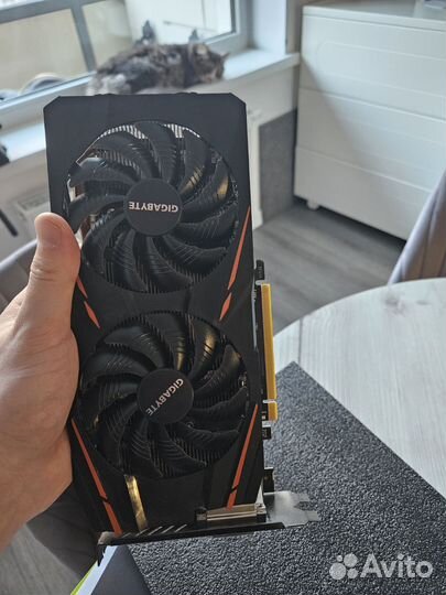 Видеокарта rx590 8gb gigabyte