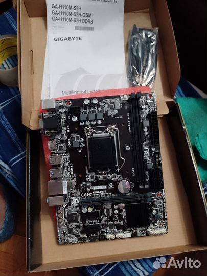 Материнская плата gigabyte GA-H110M-S2H