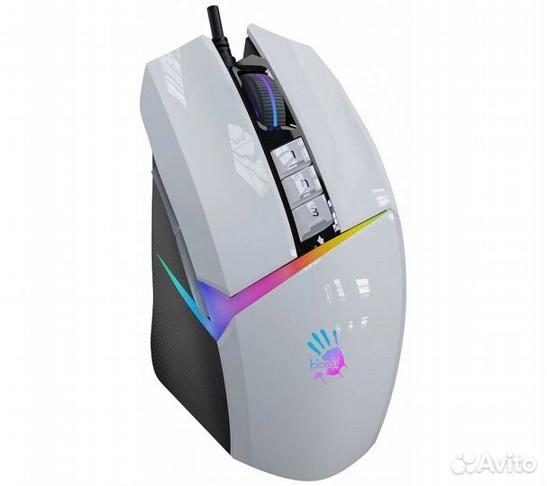 Мышь A4Tech Bloody W60 Max, белый