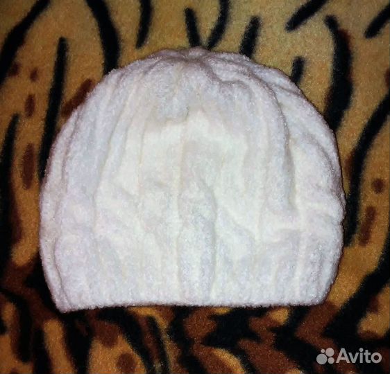 Новый женский комплект шапочка и шарф