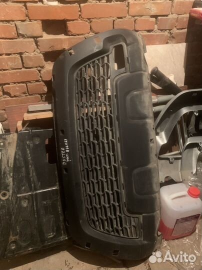 Накладка бампера дастер