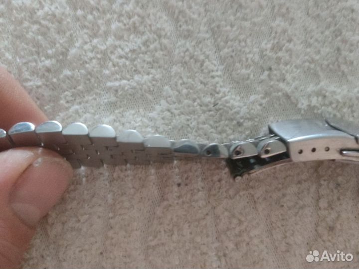 Браслет цельнометаллический для часов