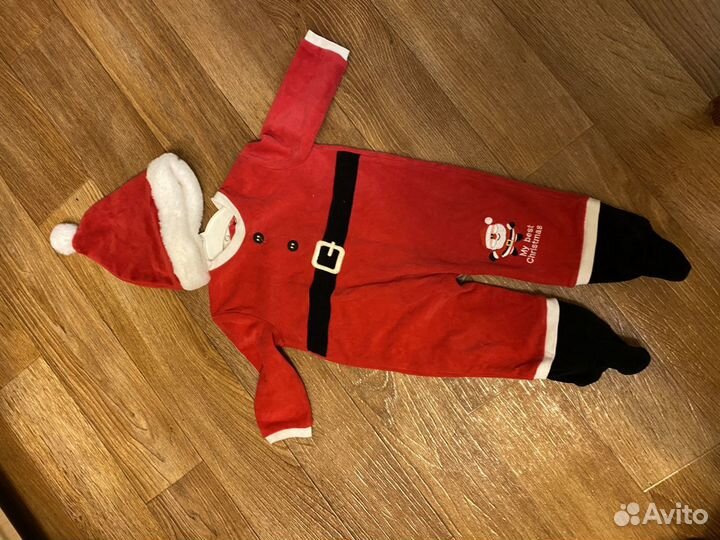 Костюм деда мороза детский