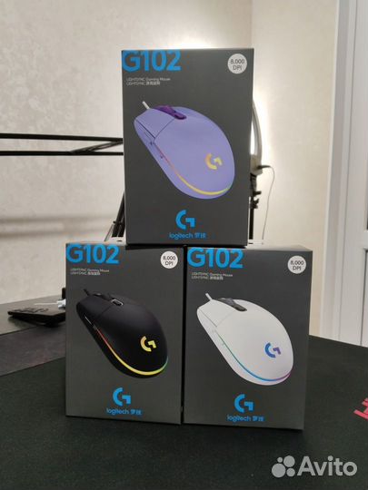 Игровая мышь logitech g102 новая
