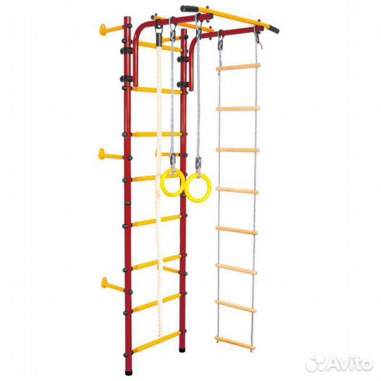 Детская шведская стенка UA красная