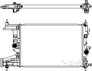 Радиатор сист. охл. Sakura 3351-1018 33511018 S