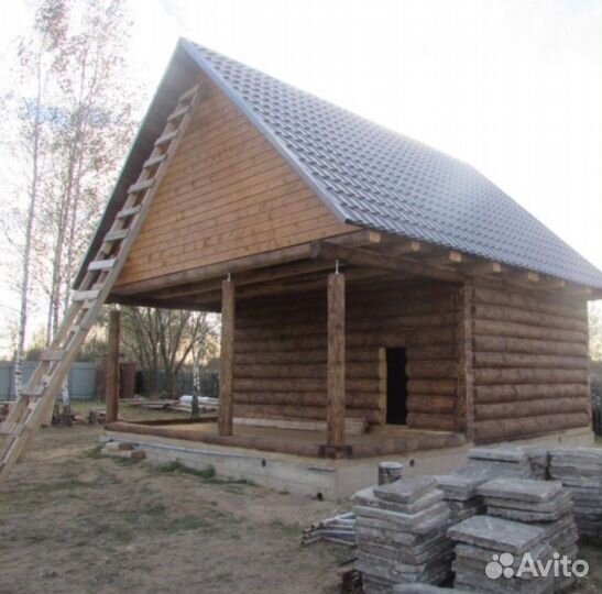 Сруб дома со сборкой