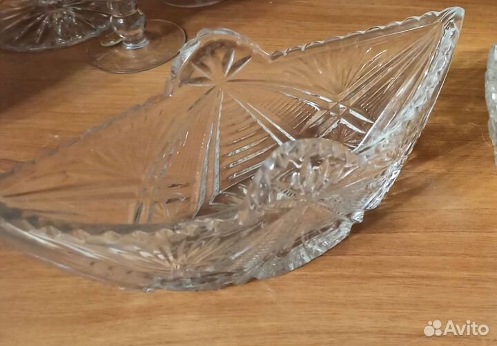 Хрусталь СССР, салатники, вазы, хрустальная посуда