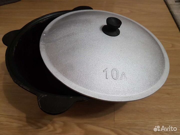 Казан чугунный узбекский 8 литров