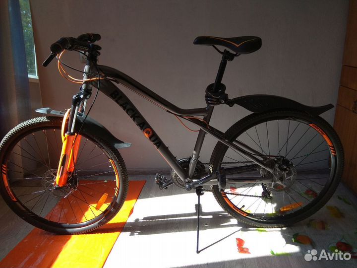 Горный велосипед 26 бу black aqua Cross