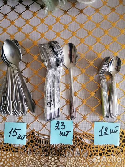 Тарелки, вилки, ложки