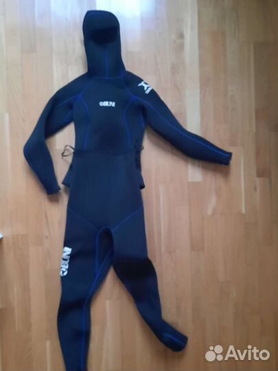 Гидрокостюм для фридайвинга женский 7mm