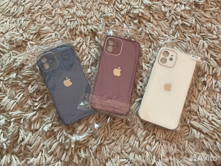 Чехлы на айфон 12 (за 3)