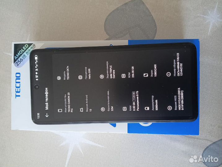 TECNO Camon 20 Pro, 8/256 ГБ