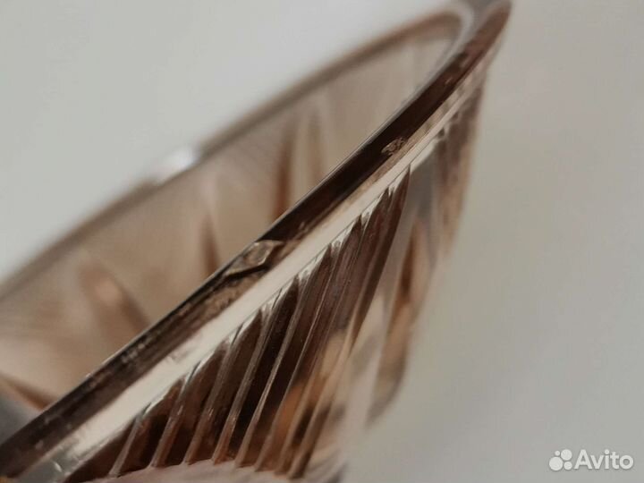 Селедочница, салатник цветное стекло СССР