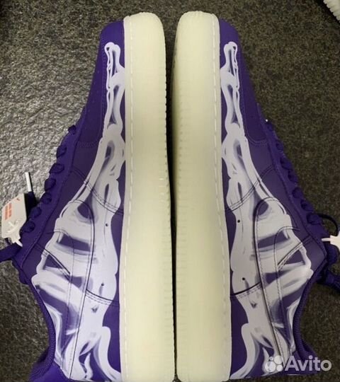 Nike Air force 1 skeleton purple