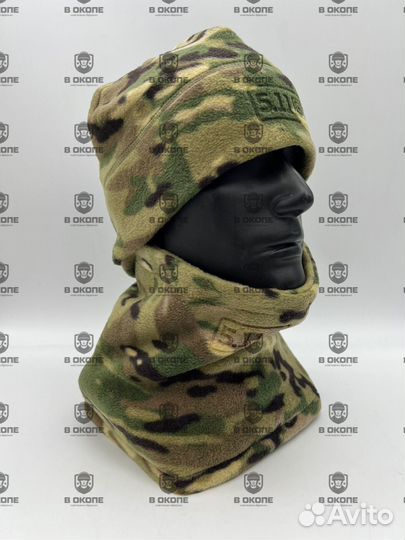 Шапка + баф 5.11 флисовые (комплект)