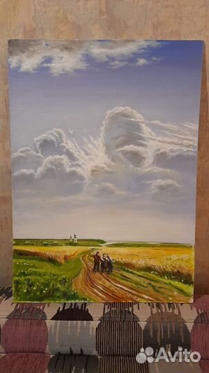 Картины маслом ручной работы