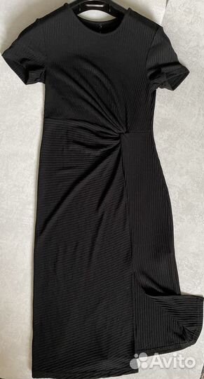Платье летнее черное М