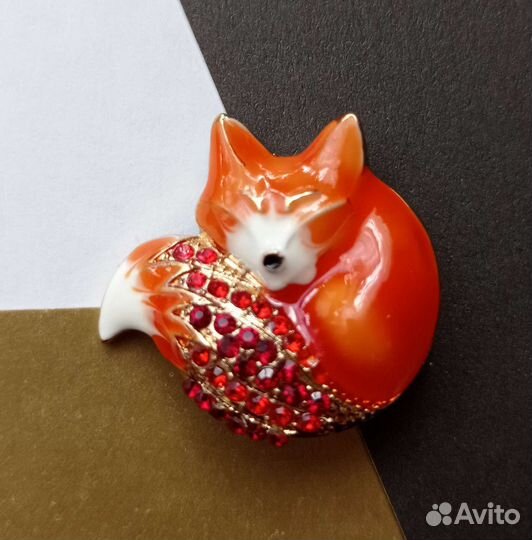 Брошь Лиса. Разные