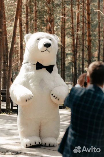 Поздравление белого мишки «Michki Show»