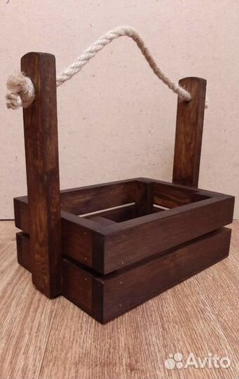 Ящик деревянный подарочный