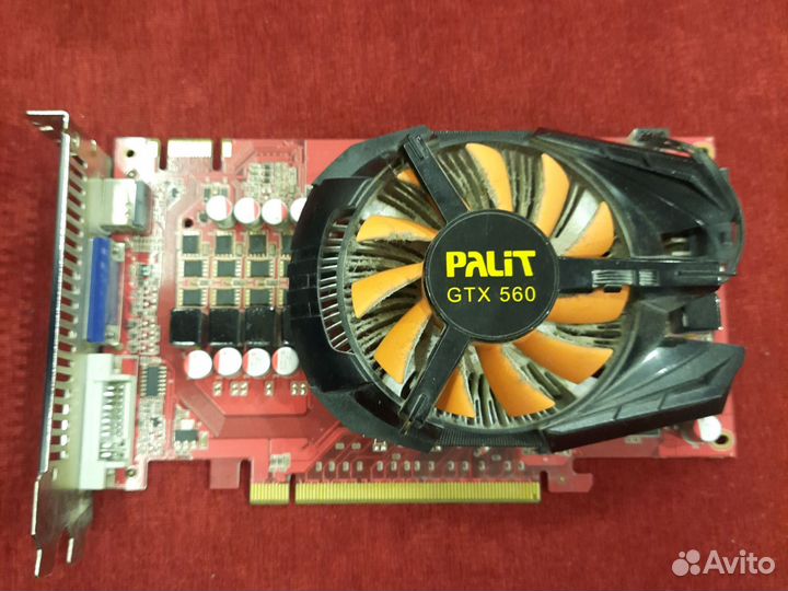 Видеокарта 1Gb GeForce 560 GTX palit gddr5 256B
