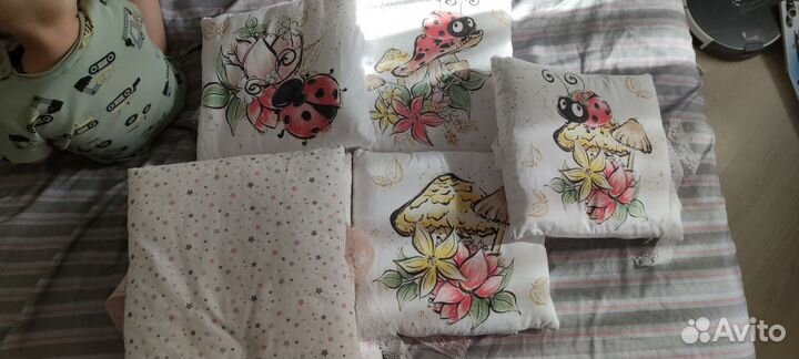 Бортики в детскую кроватку