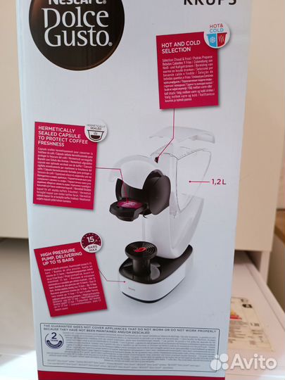Капсульная кофемашина dolce gusto krups kp170110